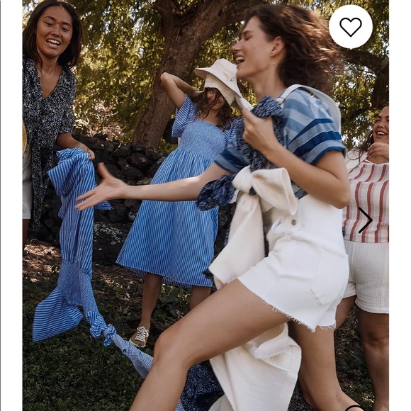 MADEWELL Indigo Stripe Block tee medium - Picture 4 of 11